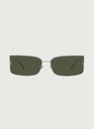 Ferrari Ferrari shield sunglasses with green lenses 深灰色 F0641f
