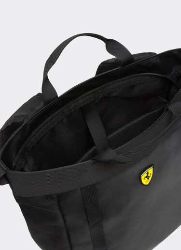  Tote backpack with Ferrari Scudetto Nero SBNBP0016HMM0032f