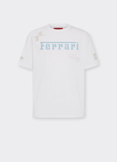 法拉利 x Charles Leclerc 法拉利徽标 T 恤 Ferrari 法拉利 x Charles Leclerc 法拉利徽标 T 恤 光学白 22293f