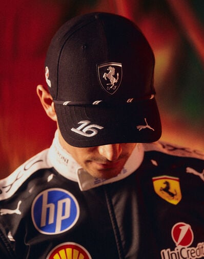 Ferrari Leclerc Replica Ferrari baseball cap for the 2026 Singapore Grand Prix Black LA0CP1138EXT0001f
