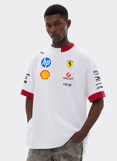 Ferrari Puma 与 Scuderia Ferrari HP 合作款迈阿密特别版 T 恤 光学白 LA055f