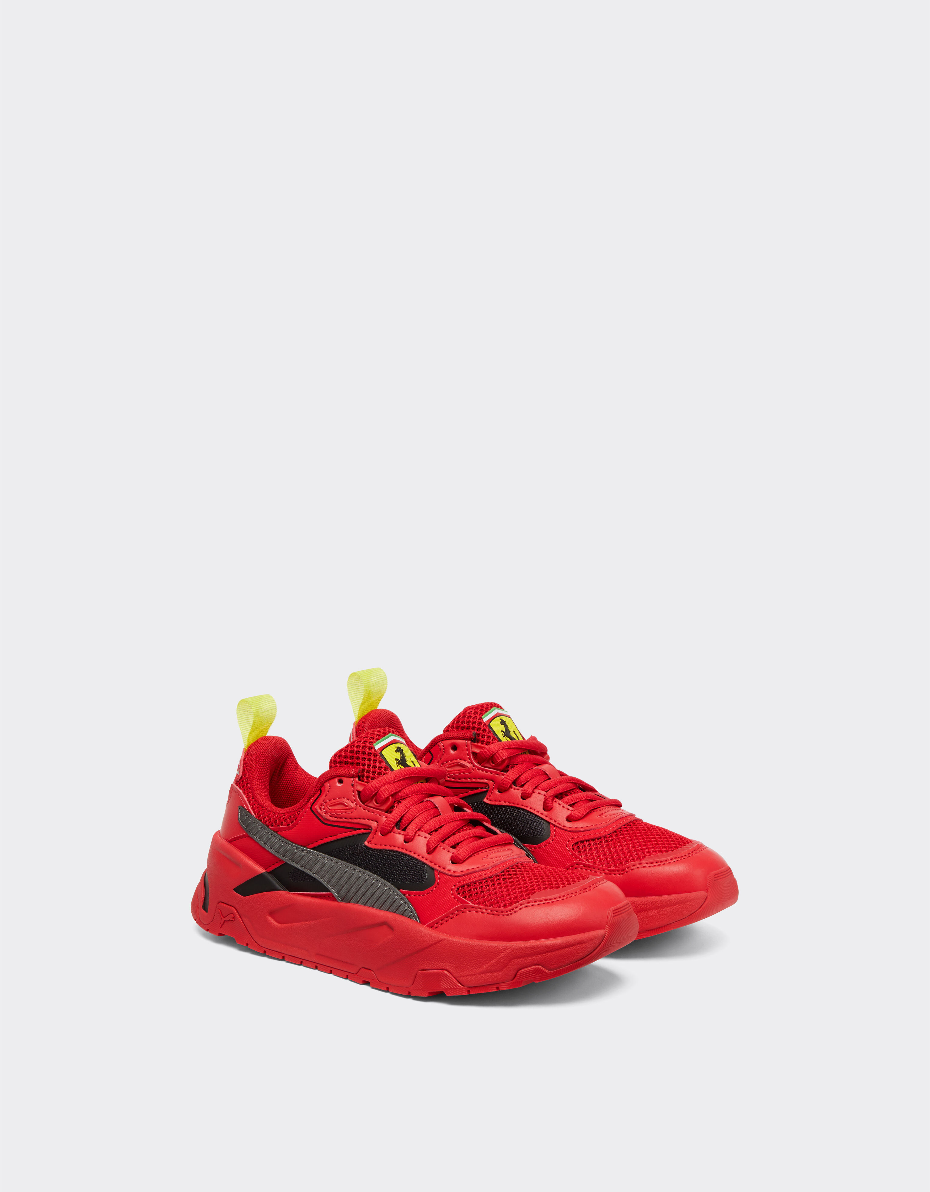 Ferrari Puma 呈现法拉利车队 Trinity 青少年运动鞋 Rosso Corsa 红色 F1129fK