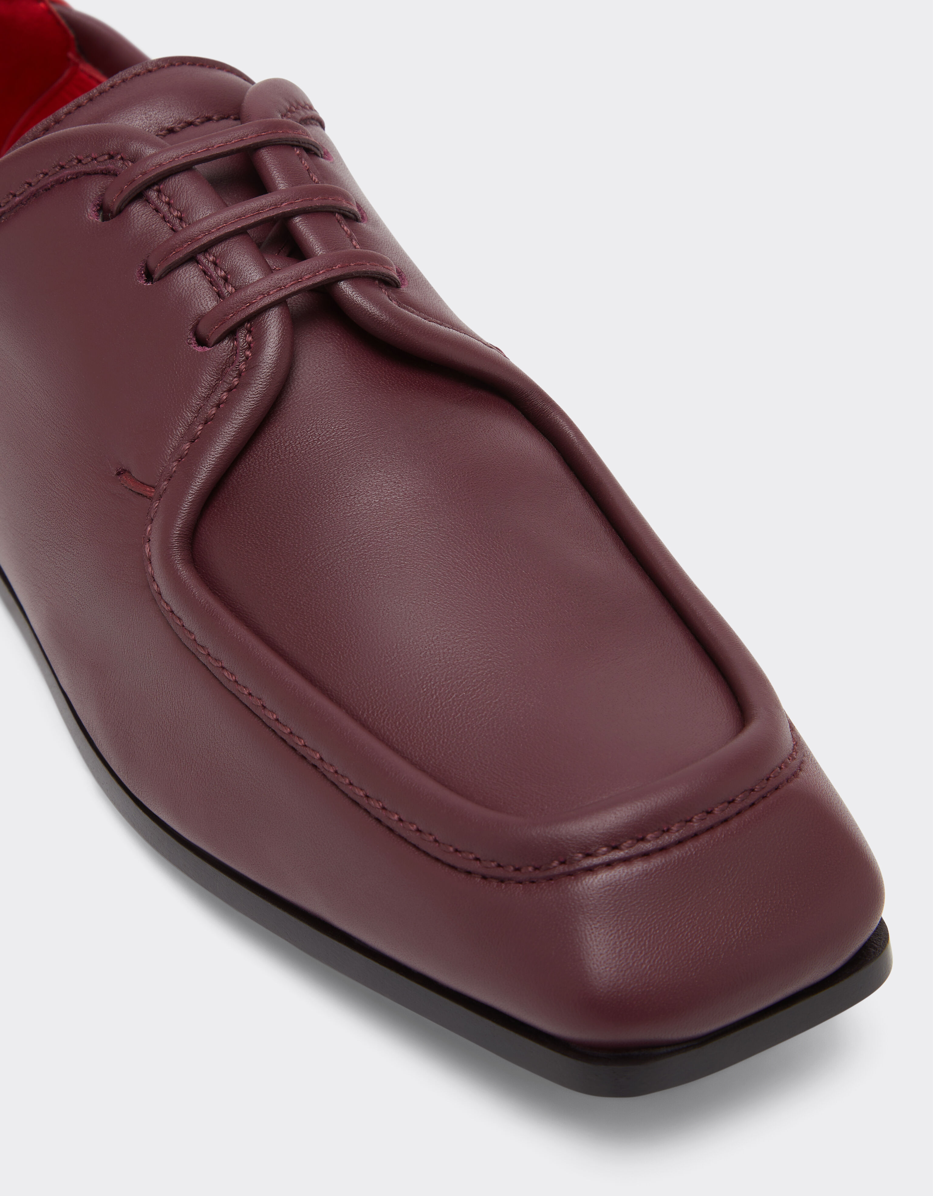 Ferrari Leather derby shoe Mahogany 49159f
