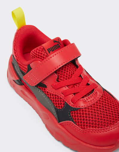 Ferrari Puma 呈现法拉利车队 Trinity 学步鞋 Rosso Corsa 红色 F1132fK