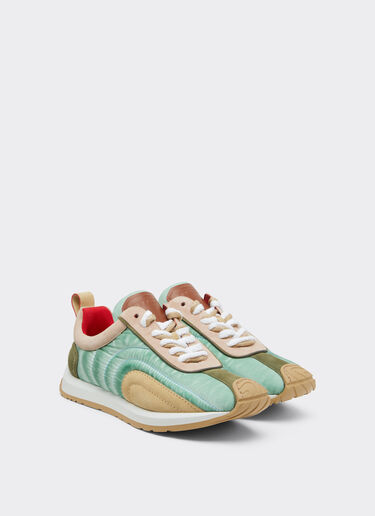 Ferrari 绒面革、纳帕皮革和尼龙训练鞋 Jute 50763f