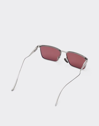Ferrari Ferrari sunglasses in gunmetalmetal with red polarized lenses Gunmetal LA0LGf
