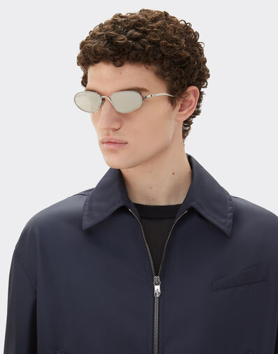 Ferrari sunglasses in silver-tone titanium with grey lenses Ferrari Ferrari sunglasses in silver-tone titanium with grey lenses Ingrid LA02Sf