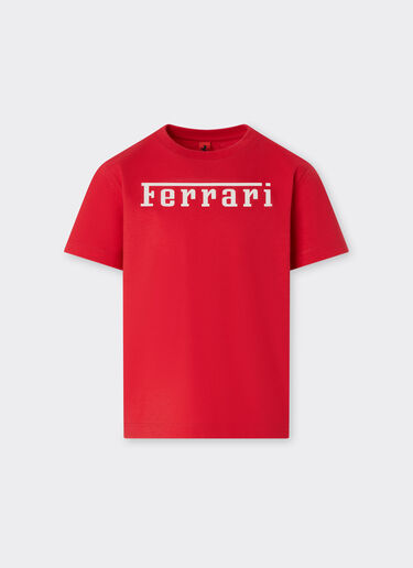 Ferrari 法拉利徽标棉质 T 恤 赛车红 22749fK