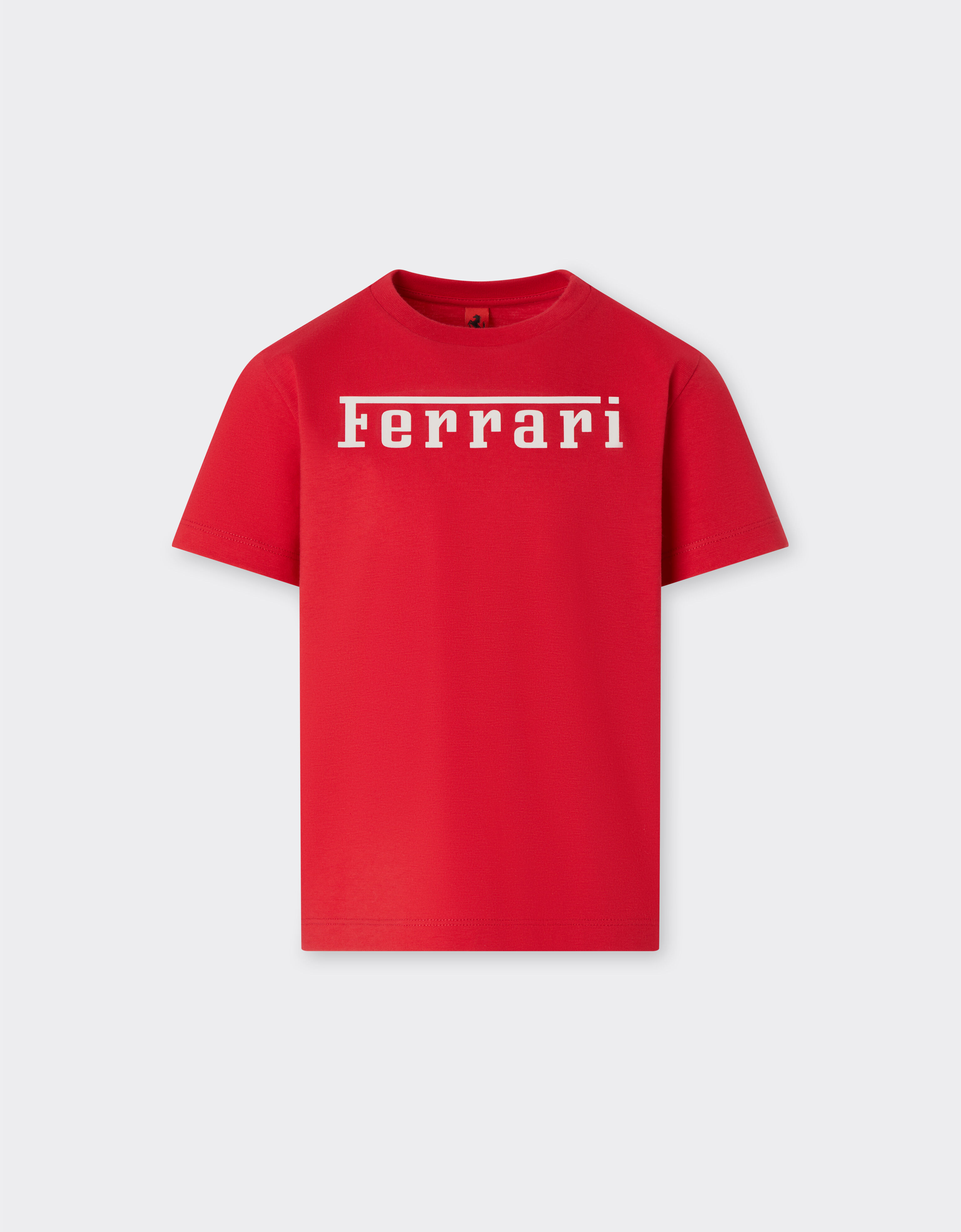 Ferrari 法拉利徽标棉质 T 恤 赛车红 22749fK