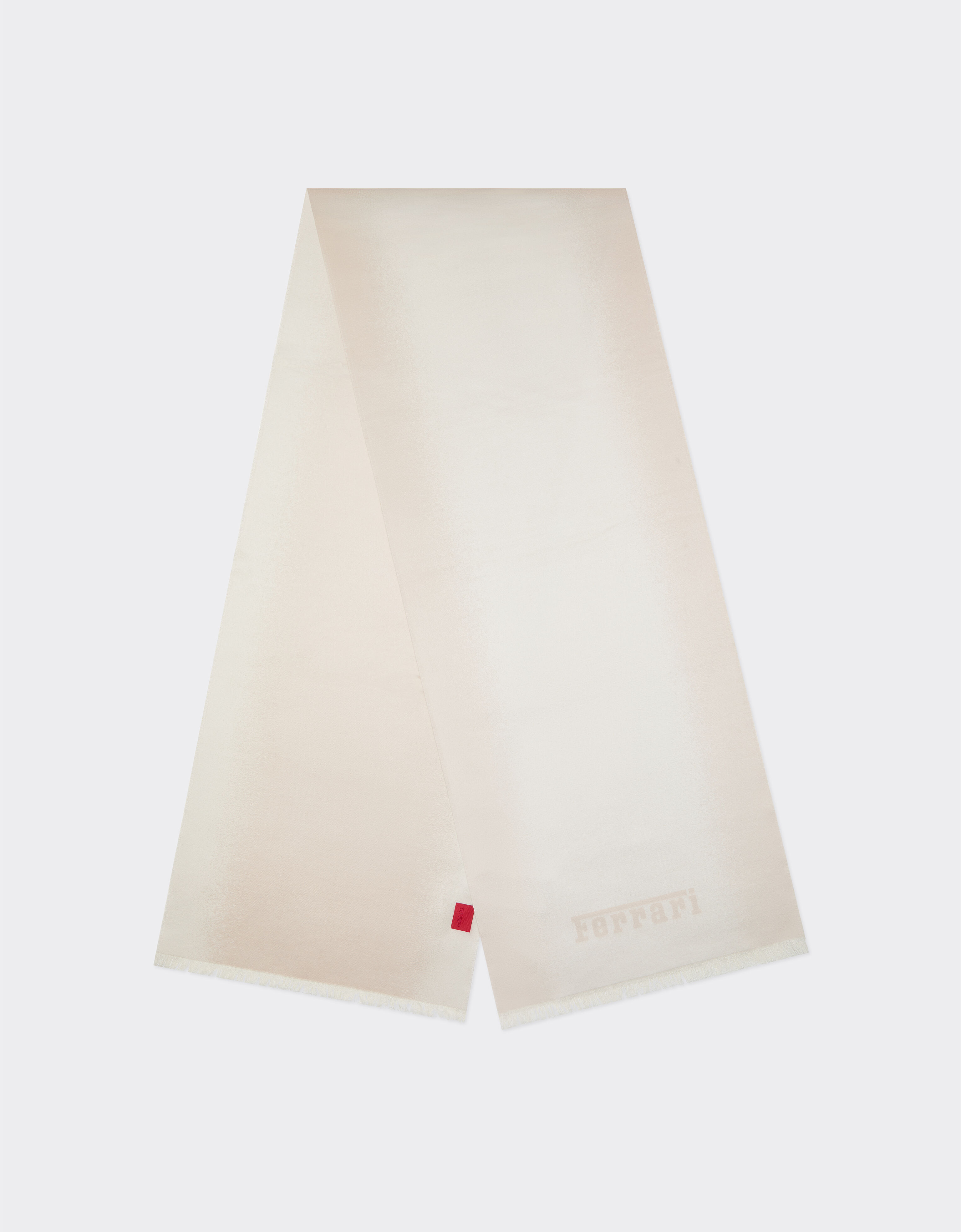 Ferrari Brushed silk scarf Oat 50368f