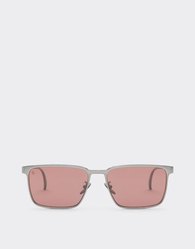 Ferrari Ferrari sunglasses in gunmetalmetal with red polarized lenses Gunmetal LA0LGf
