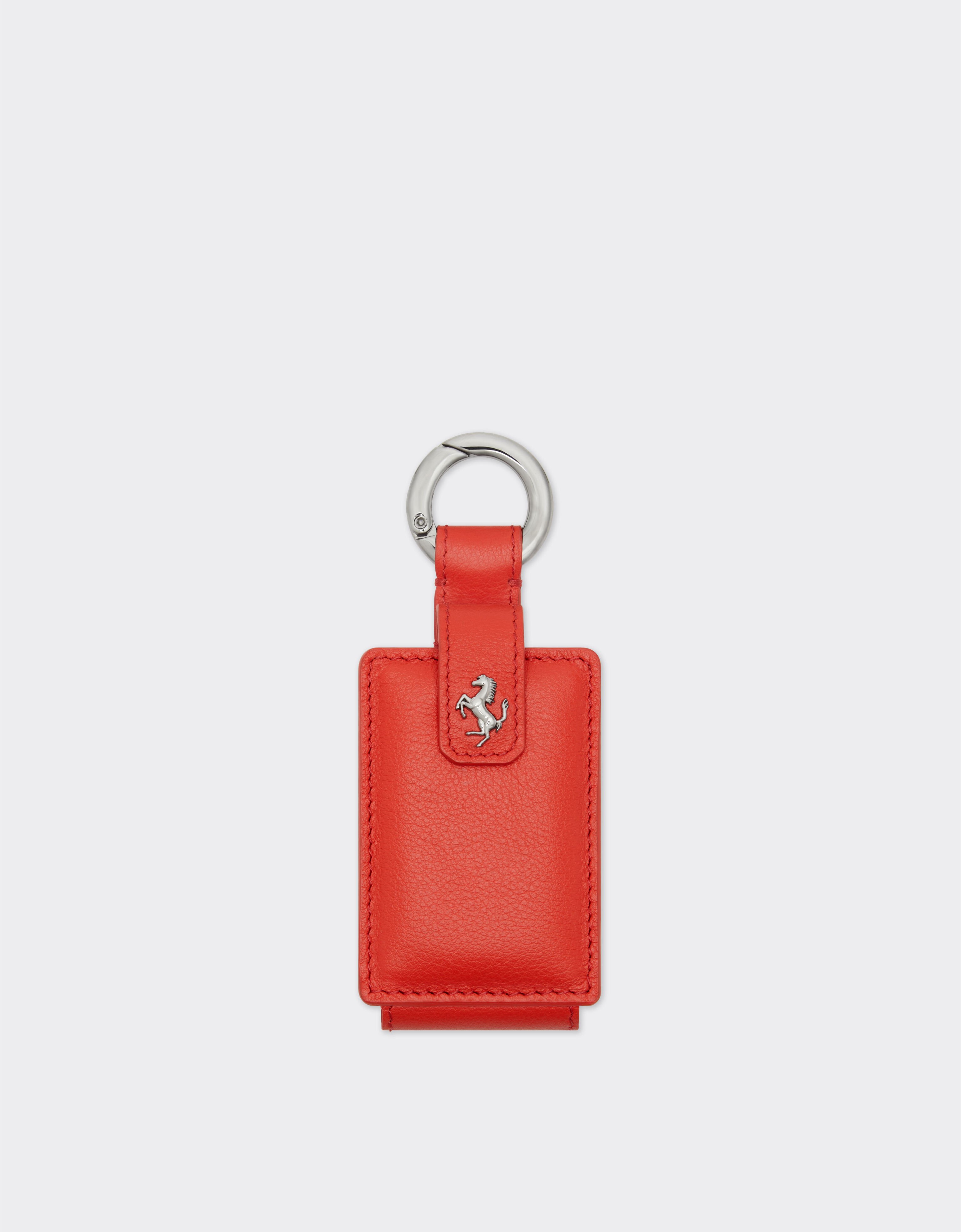 Porte-clés en cuir pour amulette. Ferrari Porte-clés en cuir pour amulette. Rouge Dino CPNKH0005YL00005f