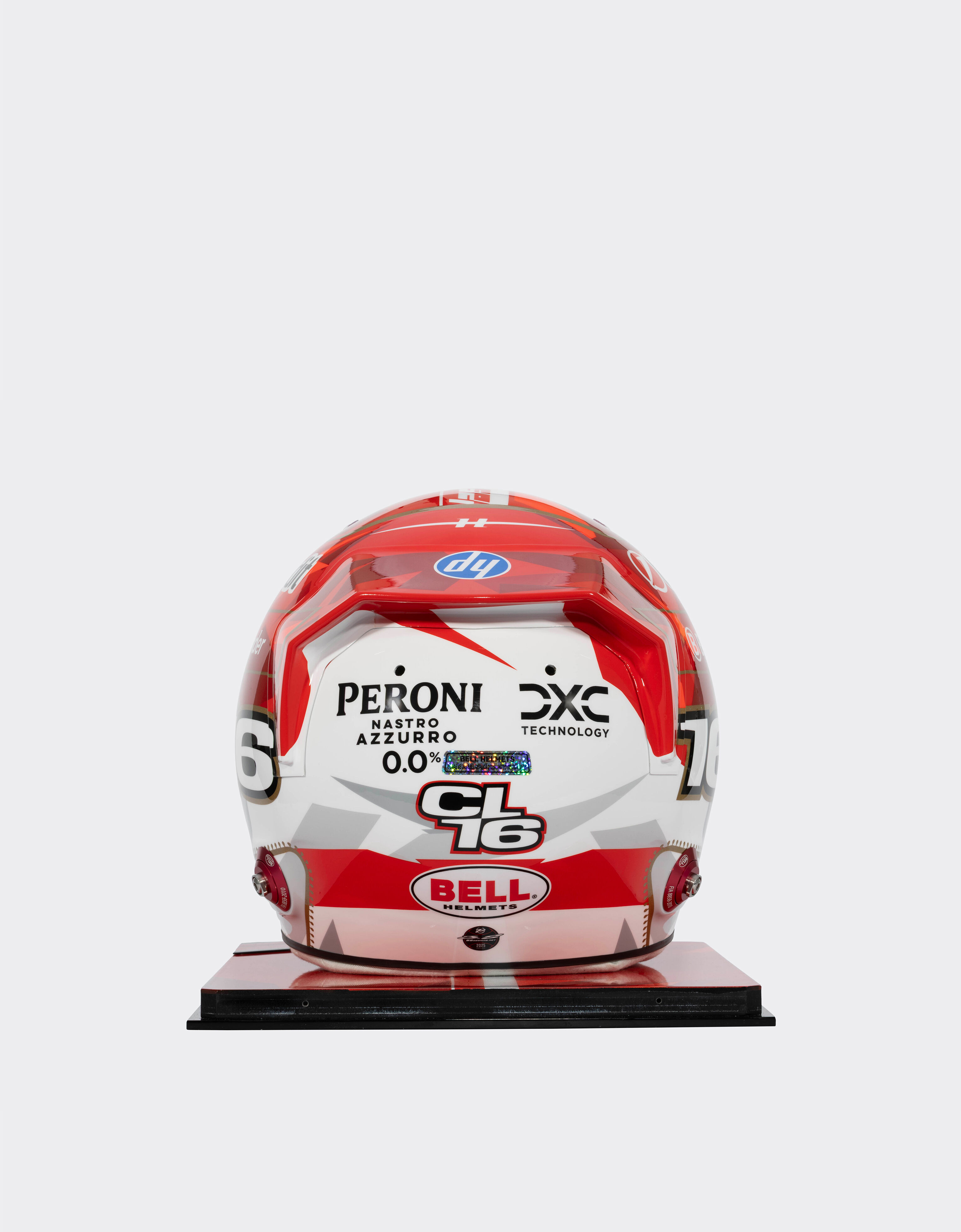 Ferrari 1:1比例夏尔·勒克莱尔拉斯维加斯头盔 - 2025特别版 MULTICOLOUR LA070f