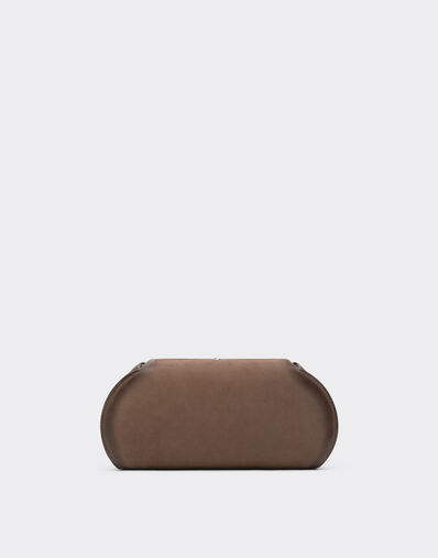 Ferrari Ferrari Dino wallet in shaded nubuck with shoulder strap Clay 50396f
