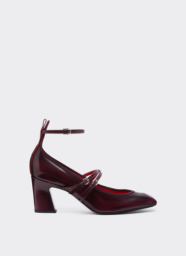 Leather Mary Jane pumps Ferrari Leather Mary Jane pumps Cherry 22732f
