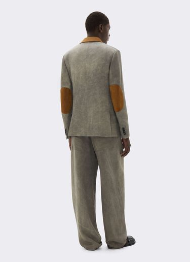 Blazer en cady de viscose à effet délavé Ferrari Blazer en cady de viscose à effet délavé Olive green CWMJK0008WVI0005f