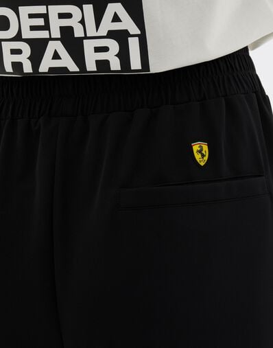  Technical piqué jogger pants Nero SKWTR0001KWO0003f