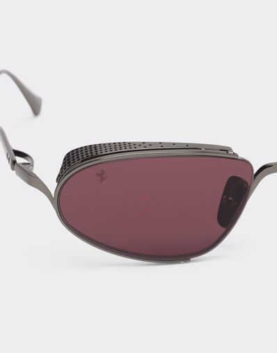 Ferrari sunglasses in gunmetal grey titanium with exclusive Contrast Pro™ lenses Ferrari Ferrari sunglasses in gunmetal grey titanium with exclusive Contrast Pro™ lenses Ingrid LA02Pf