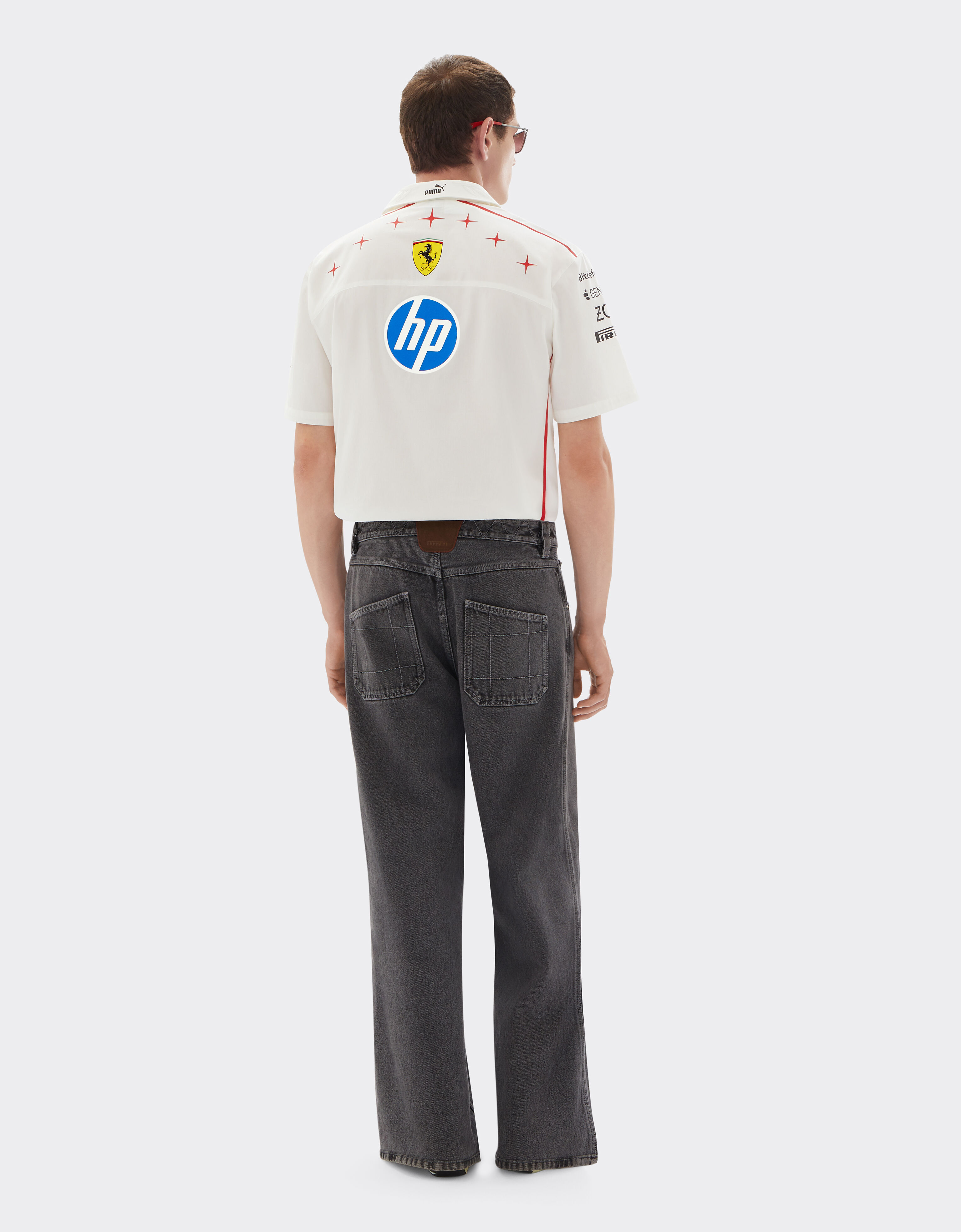 Ferrari Ferrari Replica Shirt for the 2026 Monza Grand Prix Bianco LW0SH1144EXT0001f