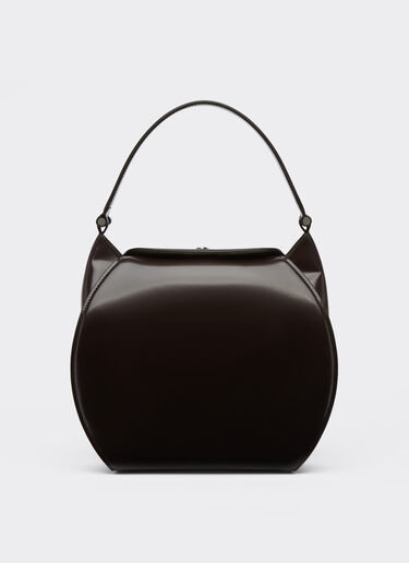 Ferrari La Ferrari Dino Hobo Bag 深棕色 21684f