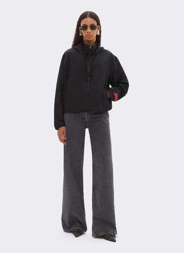 Nylon windbreaker jacket Ferrari Nylon windbreaker jacket Nero 51052f