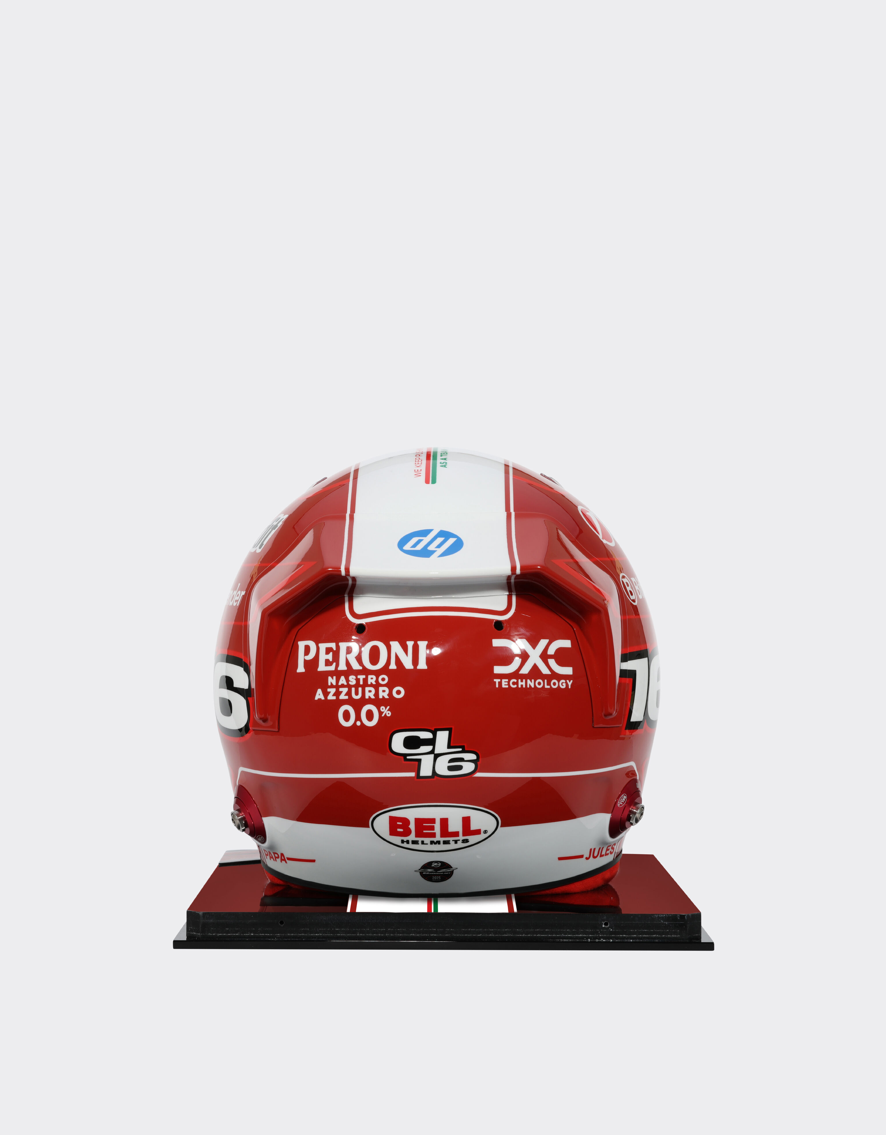 Ferrari 1:1比例 Charles Leclerc 伊莫拉2025特别版头盔 多色 LA07Hf