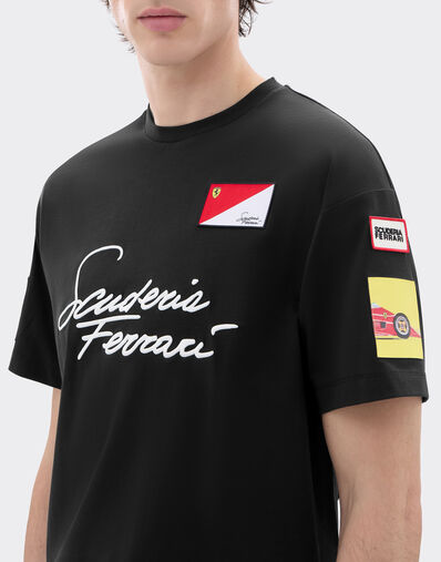 Ferrari Scuderia Ferrari cotton T-shirt Rosso Corsa SJMTH0040JCO0039f
