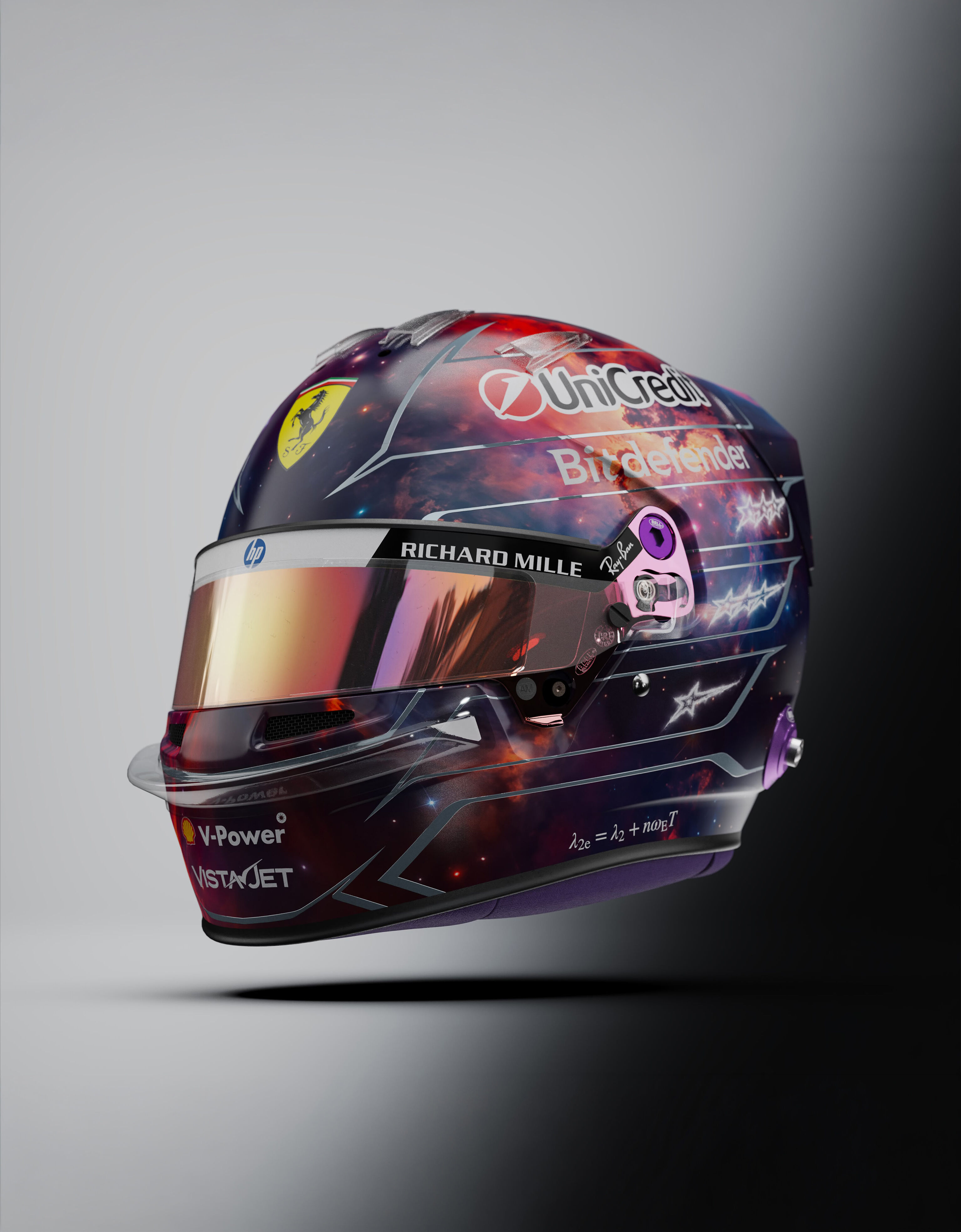 Lewis Hamilton 1:1 Special Edition Helmet for the 2026 Austin Grand Prix Ferrari Lewis Hamilton 1:1 Special Edition Helmet for the 2026 Austin Grand Prix Multicolor LS0OT3060EXT0001f