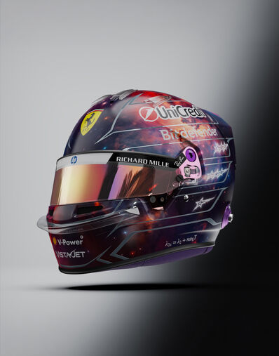 Lewis Hamilton 1:1 Special Edition Helmet for the 2026 Austin Grand Prix Ferrari Lewis Hamilton 1:1 Special Edition Helmet for the 2026 Austin Grand Prix Multicolor LS0OT3060EXT0001f