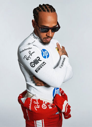 Ferrari Ray-Ban for Scuderia Ferrari Hamilton GP Silverstone Special Edition Rosso Scuro LA0JEf