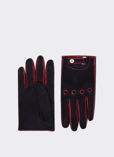 Ferrari Suede driving gloves Ultramarine 50245f