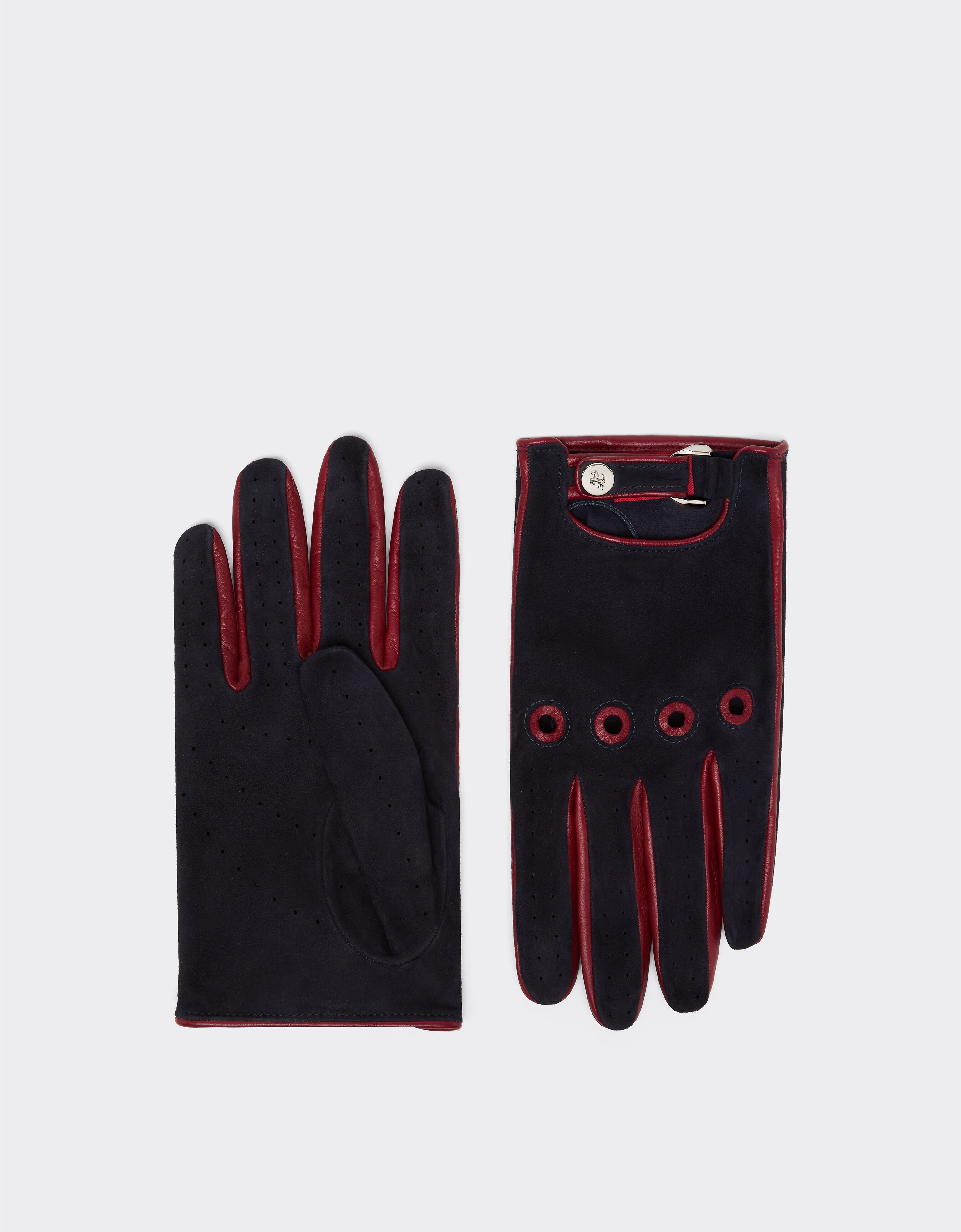 Ferrari Suede driving gloves Ultramarine 50245f