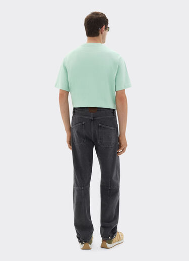 法拉利徽标刺绣棉质 T 恤 Ferrari 法拉利徽标刺绣棉质 T 恤 Granite Green 50837f