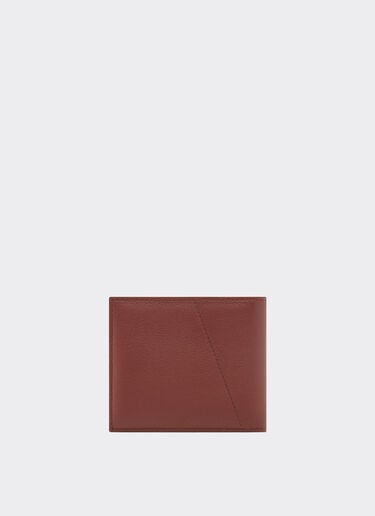 Leather wallet with diagonal stitching Ferrari Leather wallet with diagonal stitching Espresso 49219f