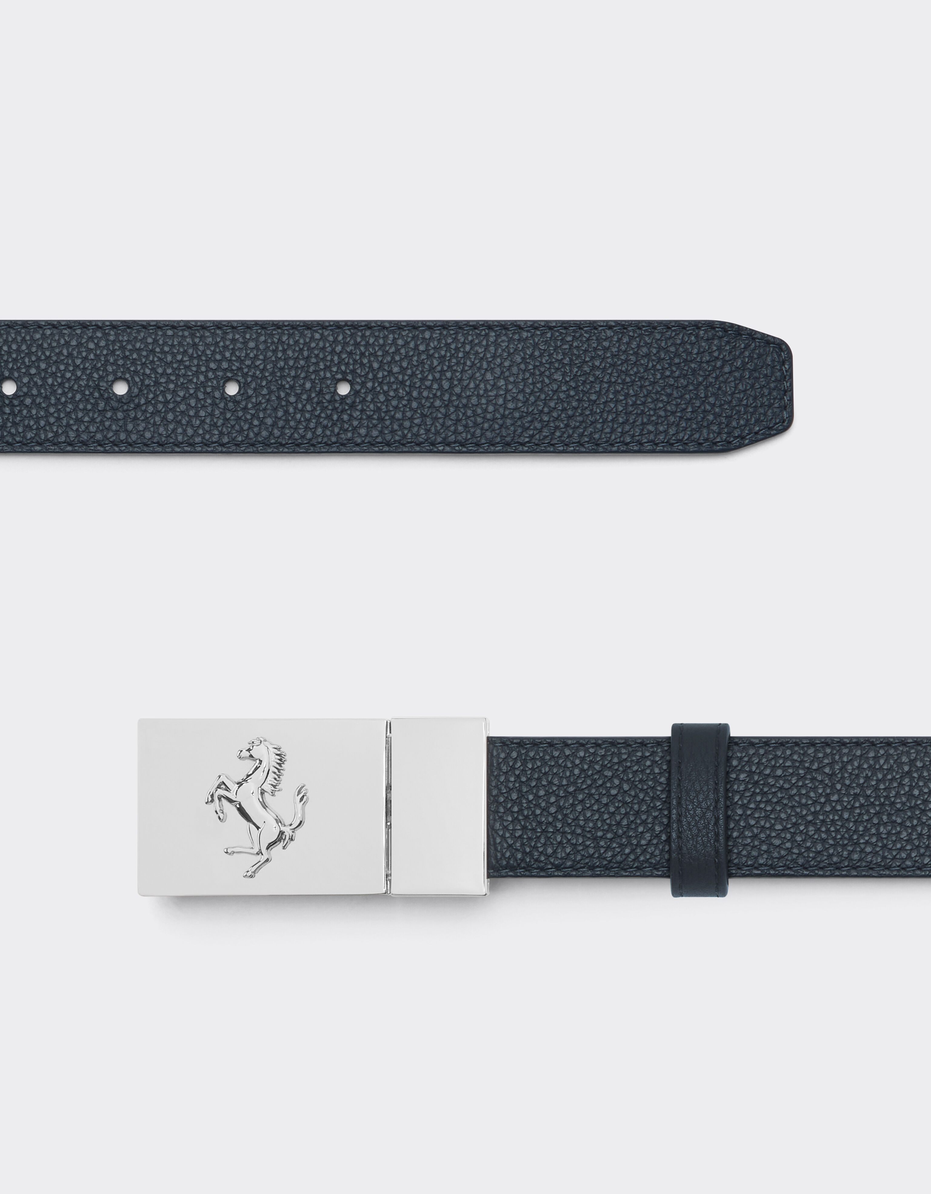 Ferrari Reversible leather belt Ultramarine 50411f