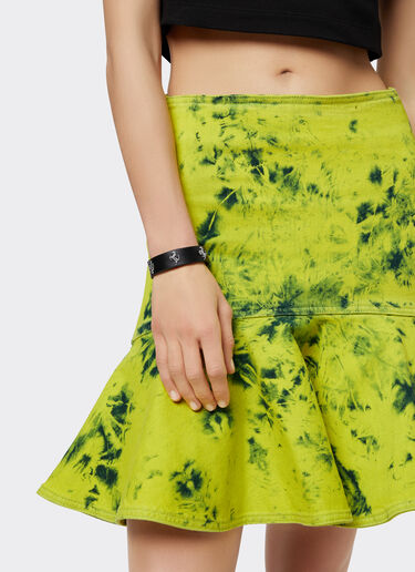 Ferrari 铆钉黑色皮革手环 黑色 20257f