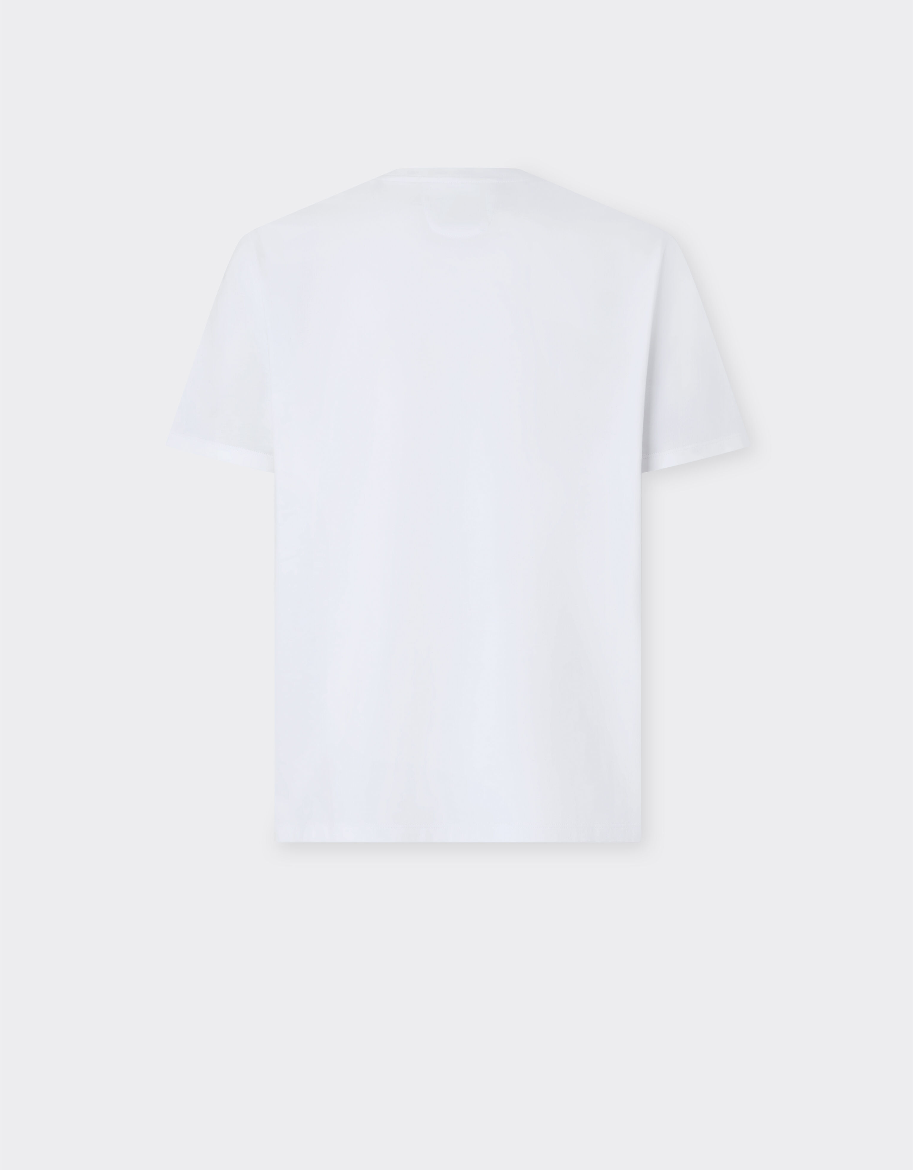 Ferrari 法拉利徽标棉质 T 恤 Optical White 50847f