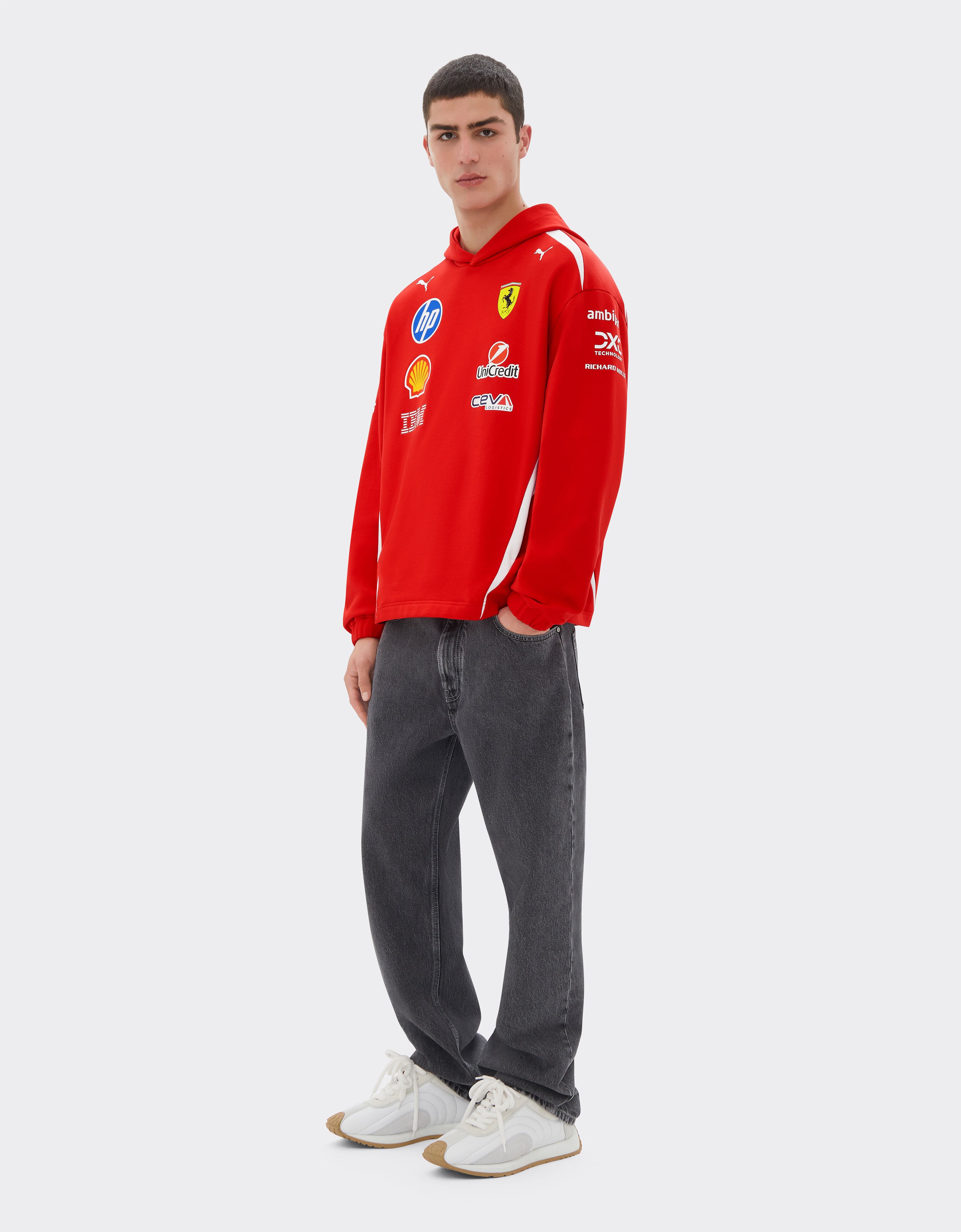 Replica Drivers Authentic 2026 Puma for Scuderia Ferrari HP Sweatshirt Ferrari Replica Drivers Authentic 2026 Puma for Scuderia Ferrari HP Sweatshirt Red LA0GXf