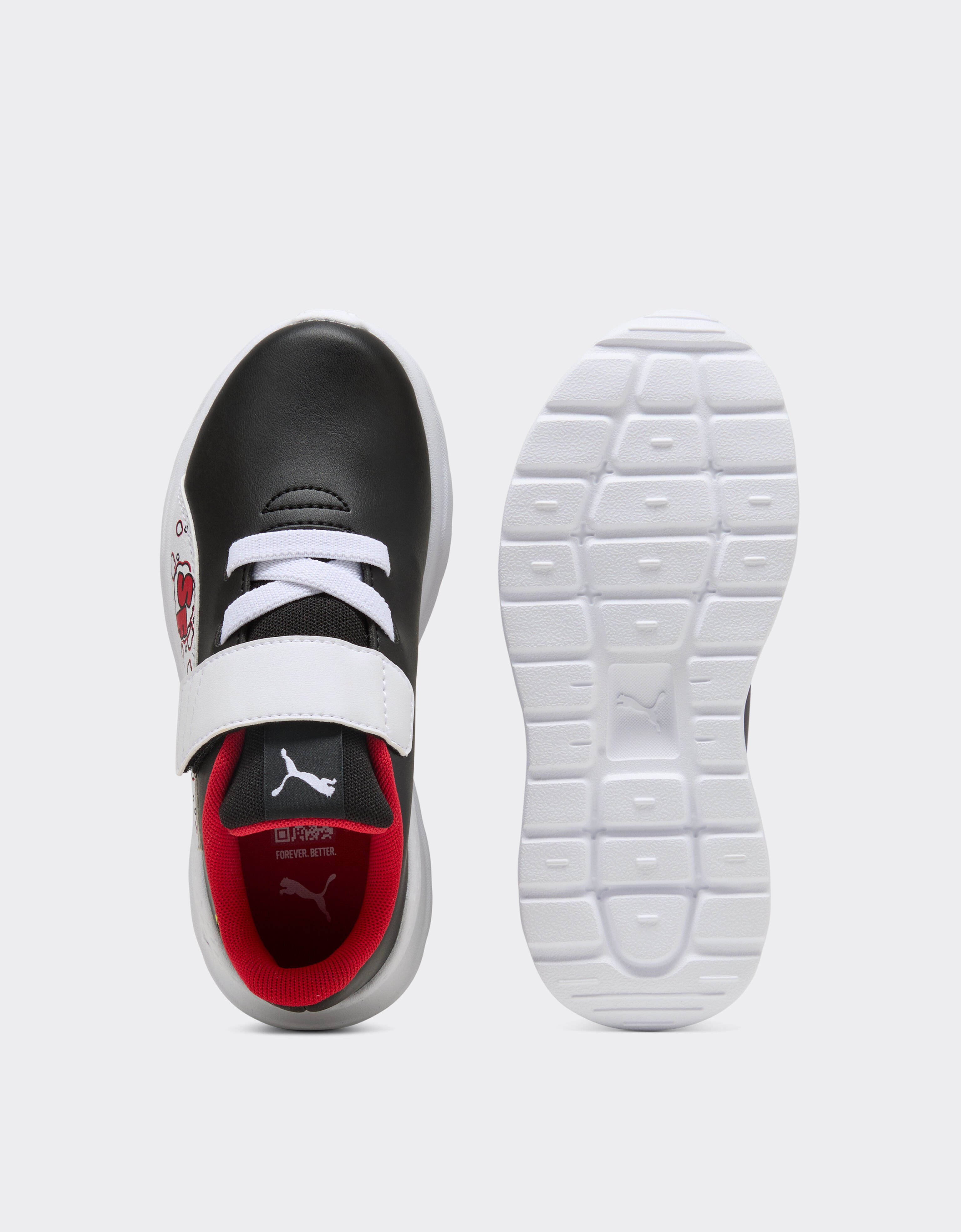 Ferrari Puma 呈现法拉利车队 Anzarun LS AC+ 男女童运动鞋 Black LA0BEfK