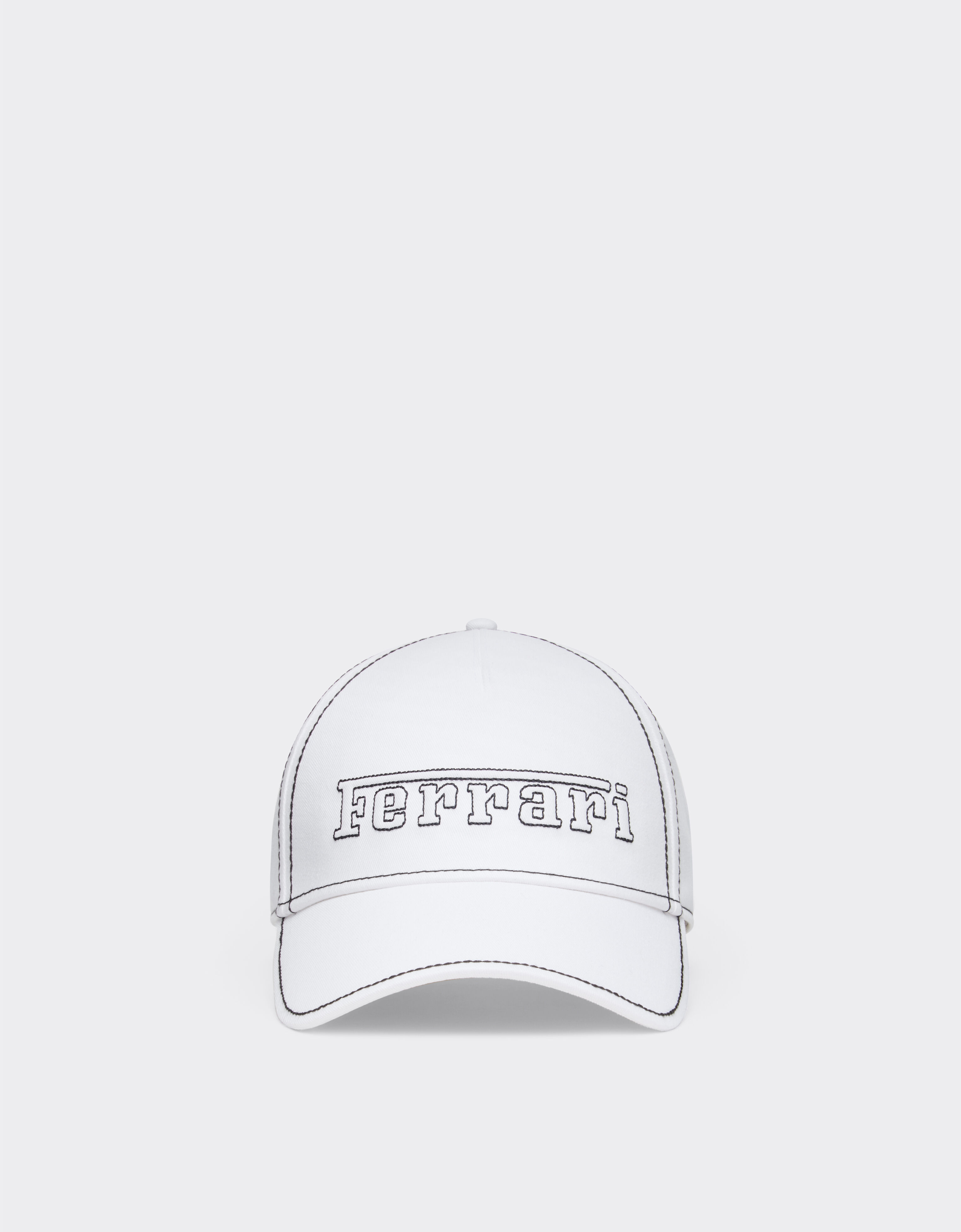 Ferrari Baseball cap with Ferrari logo Optical White 49116f