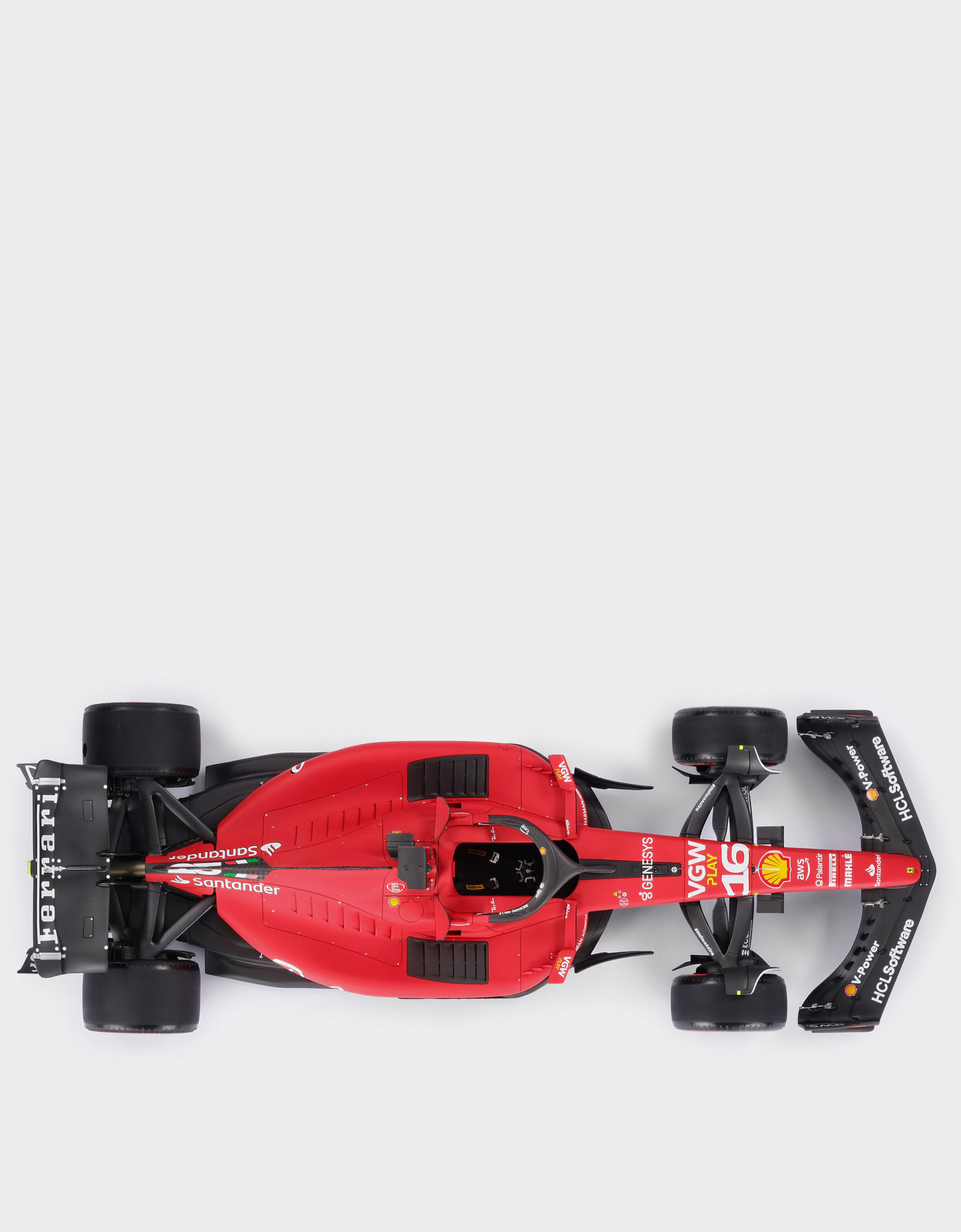 Ferrari 1:8 Charles Leclerc 法拉利 SF-23 模型车 Rosso Corsa 红色 F1018f
