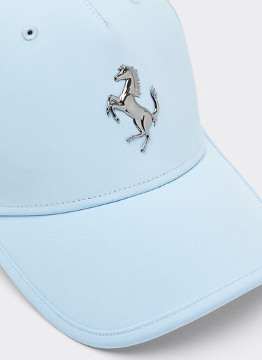 Baseball cap with metal prancing horse Ferrari Baseball cap with metal prancing horse Steel Blue 20815f