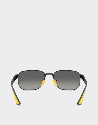 Ferrari Ray-Ban for Scuderia Ferrari RB8329M in black metal with gradient grey lenses Nero LA0JVf