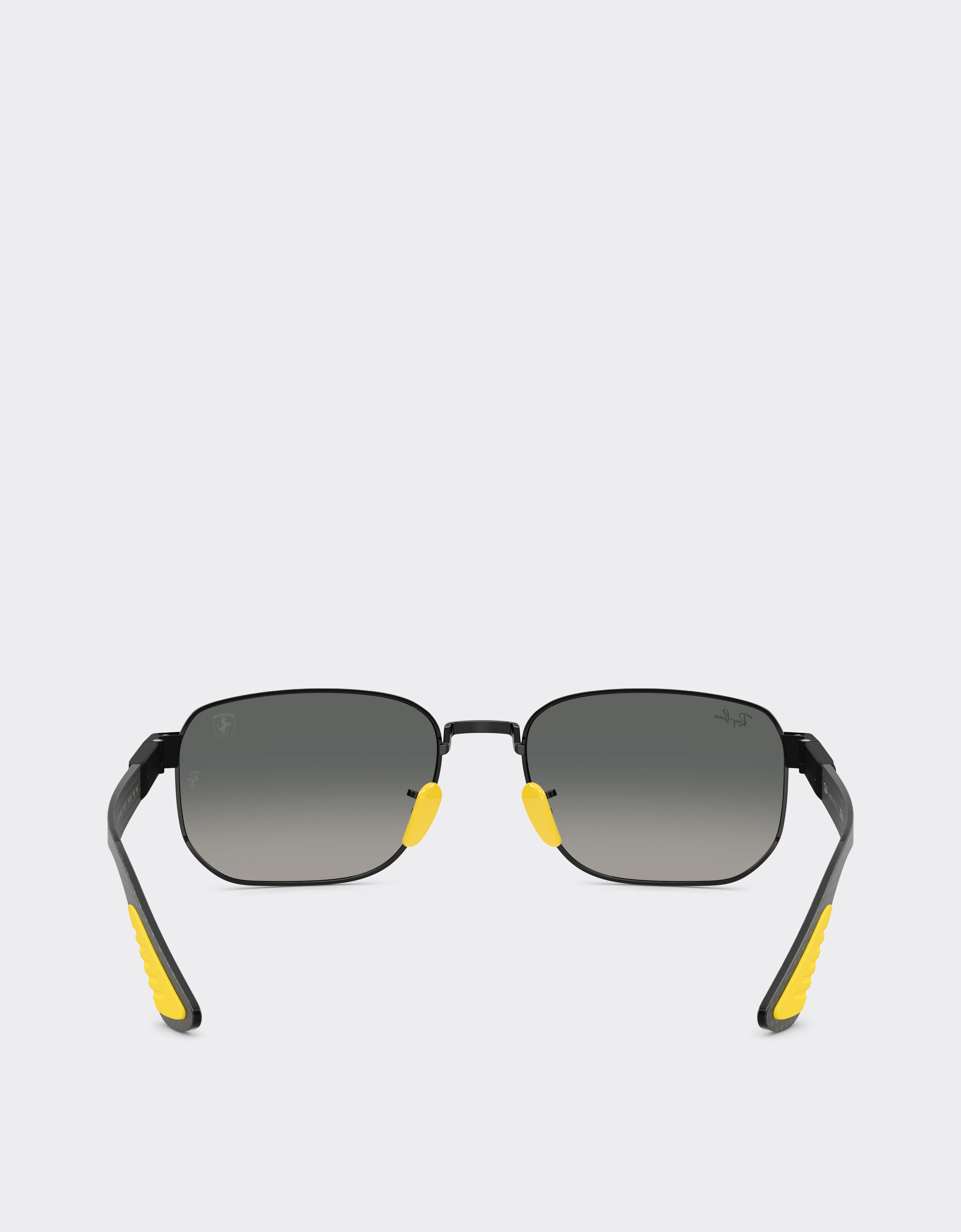 Ferrari Ray-Ban for Scuderia Ferrari RB8329M in black metal with gradient grey lenses Nero LA0JVf