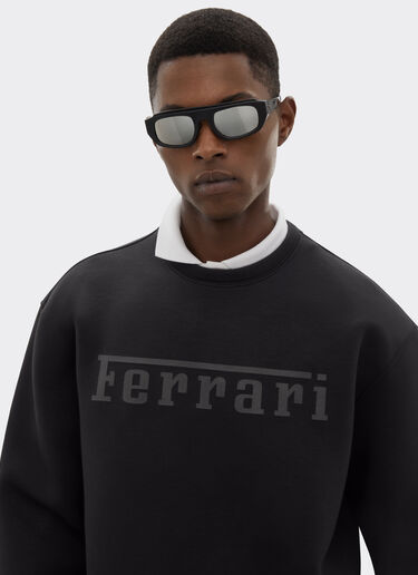 Ferrari 法拉利徽标 Scuba 潜水面料卫衣 黑色 20518f