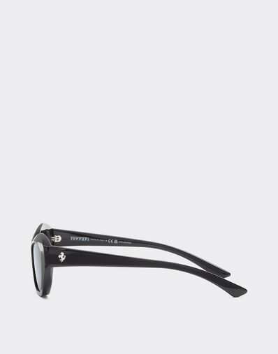 Ferrari Ferrari sunglasses in glossy blackacetate with black polarized lenses Nero LA0L2f