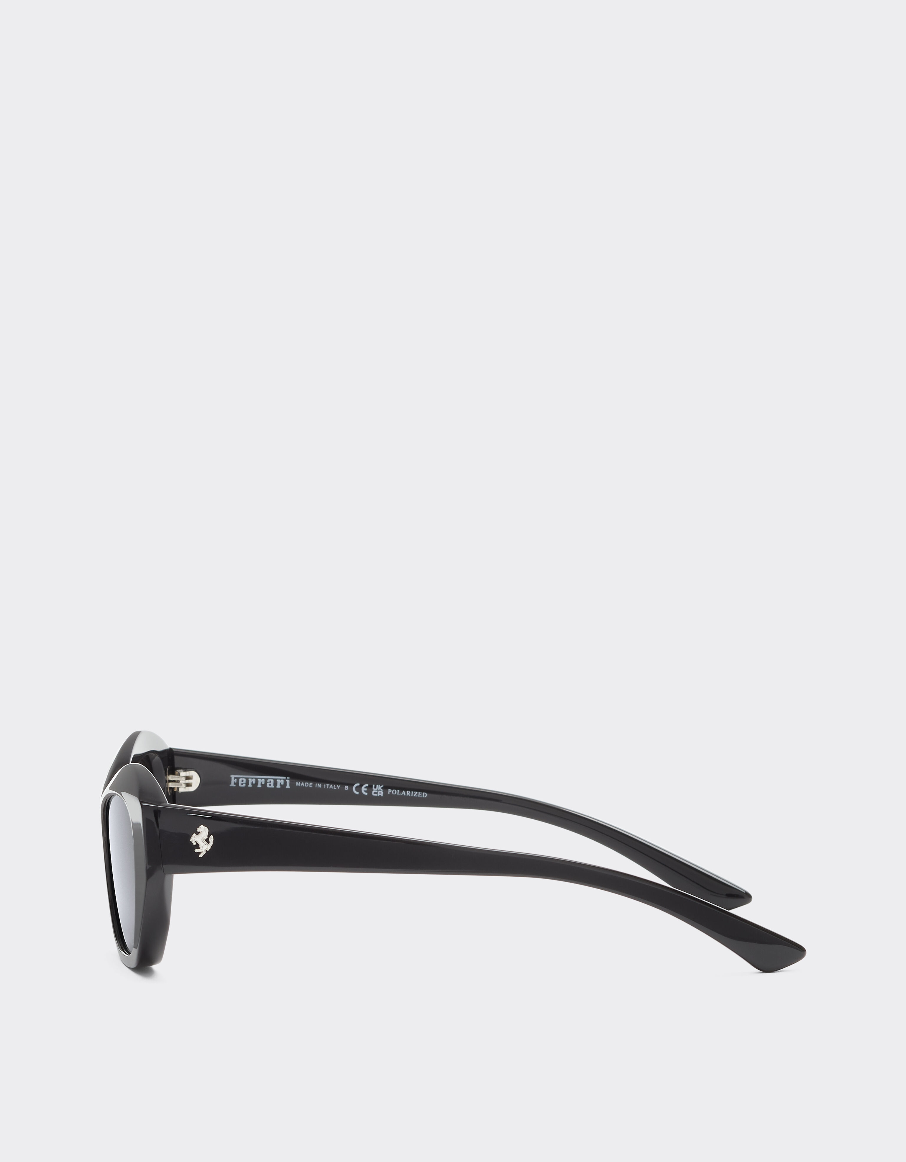 Ferrari sunglasses in glossy blackacetate with black polarized lenses Ferrari Ferrari sunglasses in glossy blackacetate with black polarized lenses Nero LA0L2f