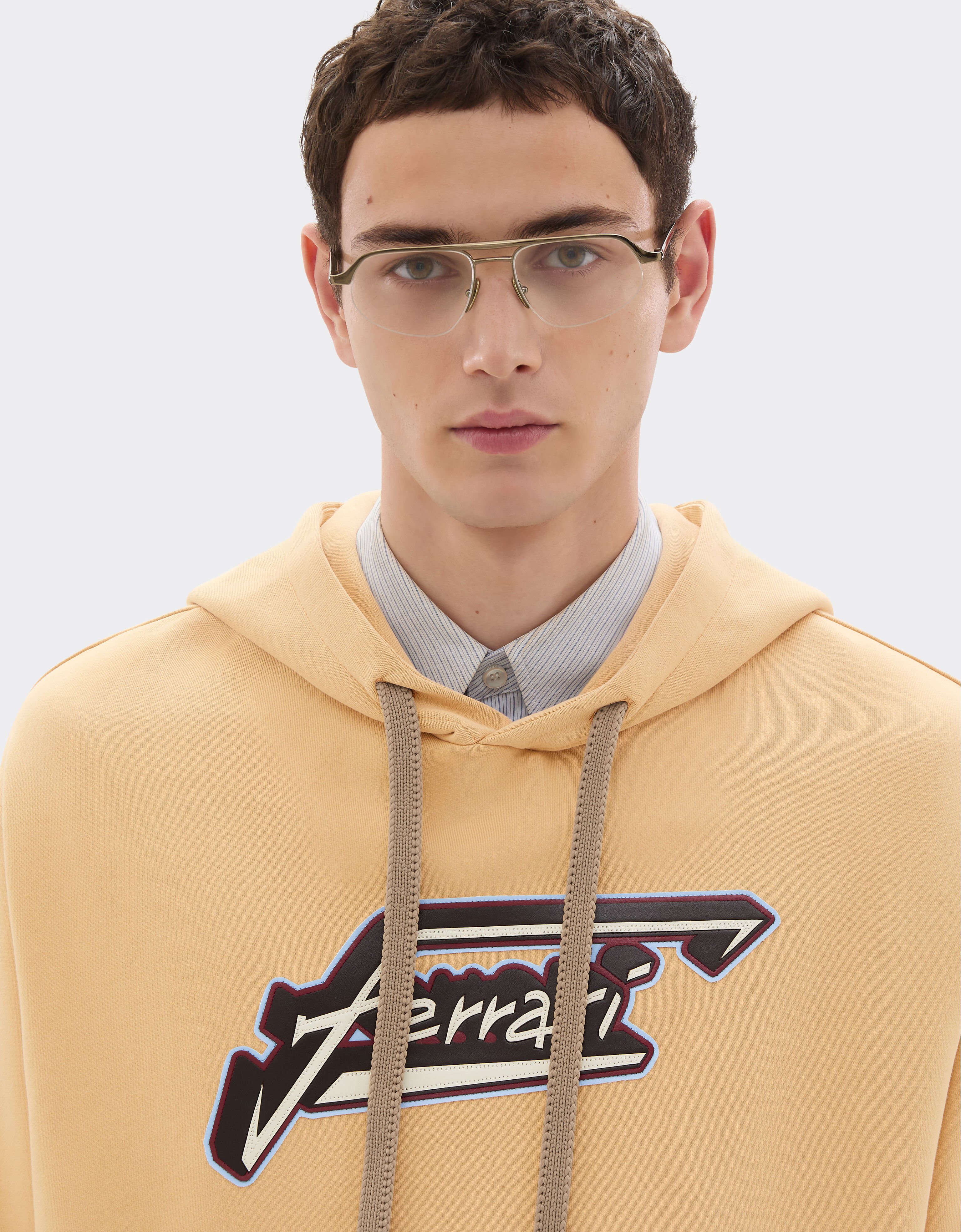 Ferrari 法拉利拼饰连帽卫衣 Jute 50821f