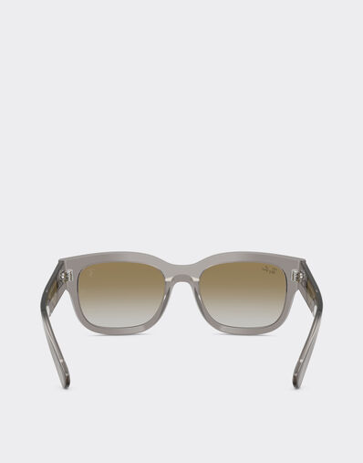 Ferrari Ray-Ban for Scuderia Ferrari RB2228M 透明灰色醋酸纤维镜框，搭配金色渐变浅棕色镜片 Ingrid LA0JXf