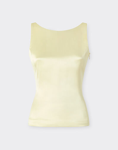 Ferrari Stretch satin top Iris Yellow 49932f